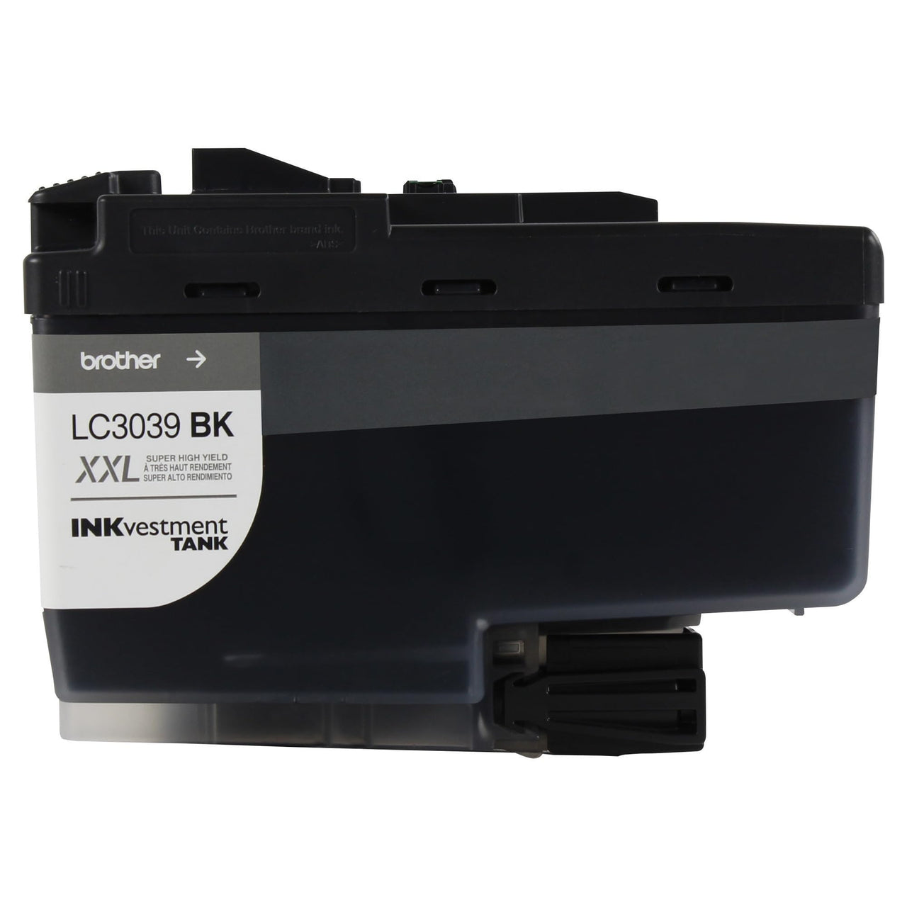 Brother Genuine LC3039BK Single Pack Ultra High-yield Black INKvestment Tank Ink Cartridge, Page Yield Up To 6,000 Pages, LC3039 Black Ink