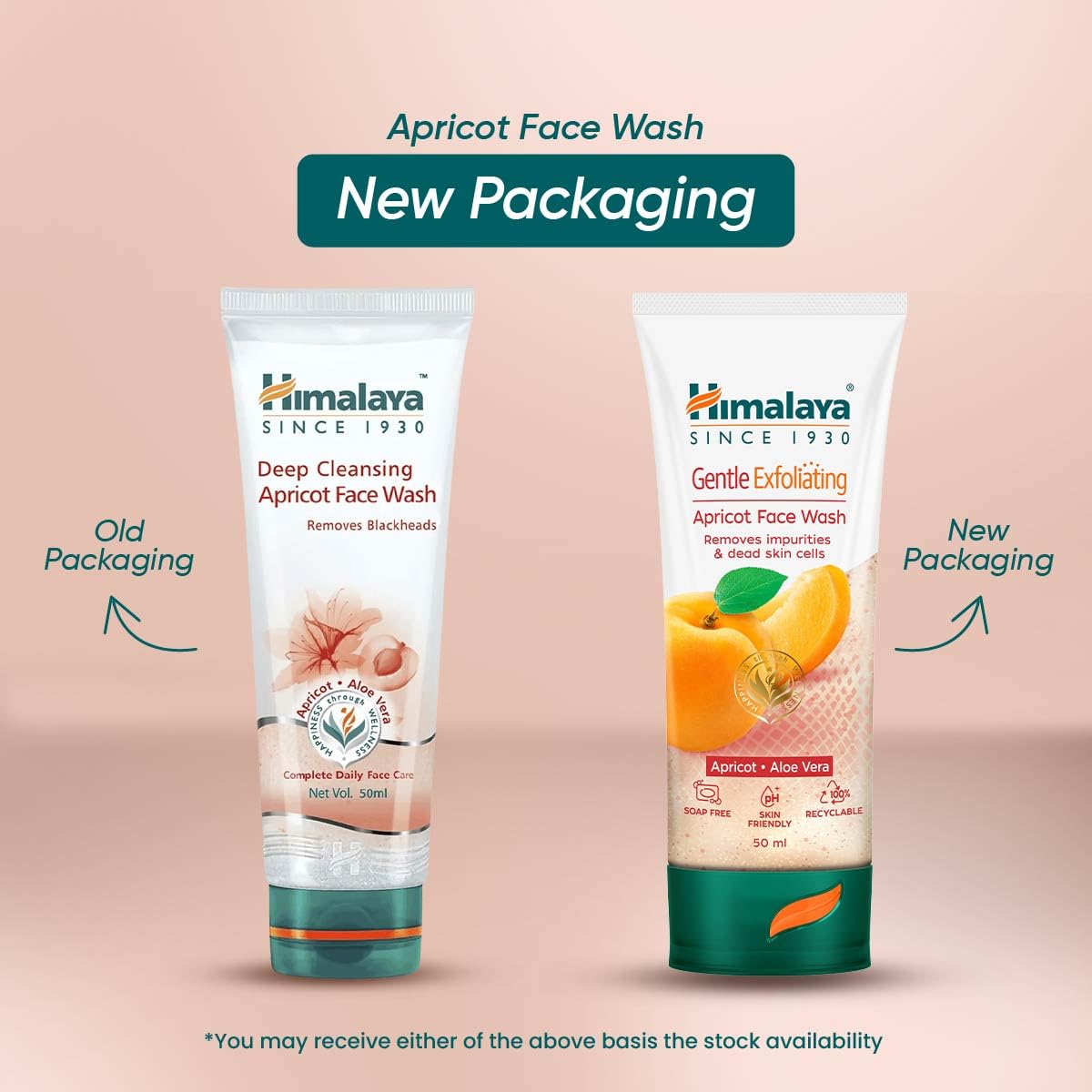 Himalaya Herbals Deep Cleansing Apricot Face Wash, 50ml