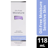 Neutrogena Oil Free Moisture, Sensitive Skin, 4 Oz