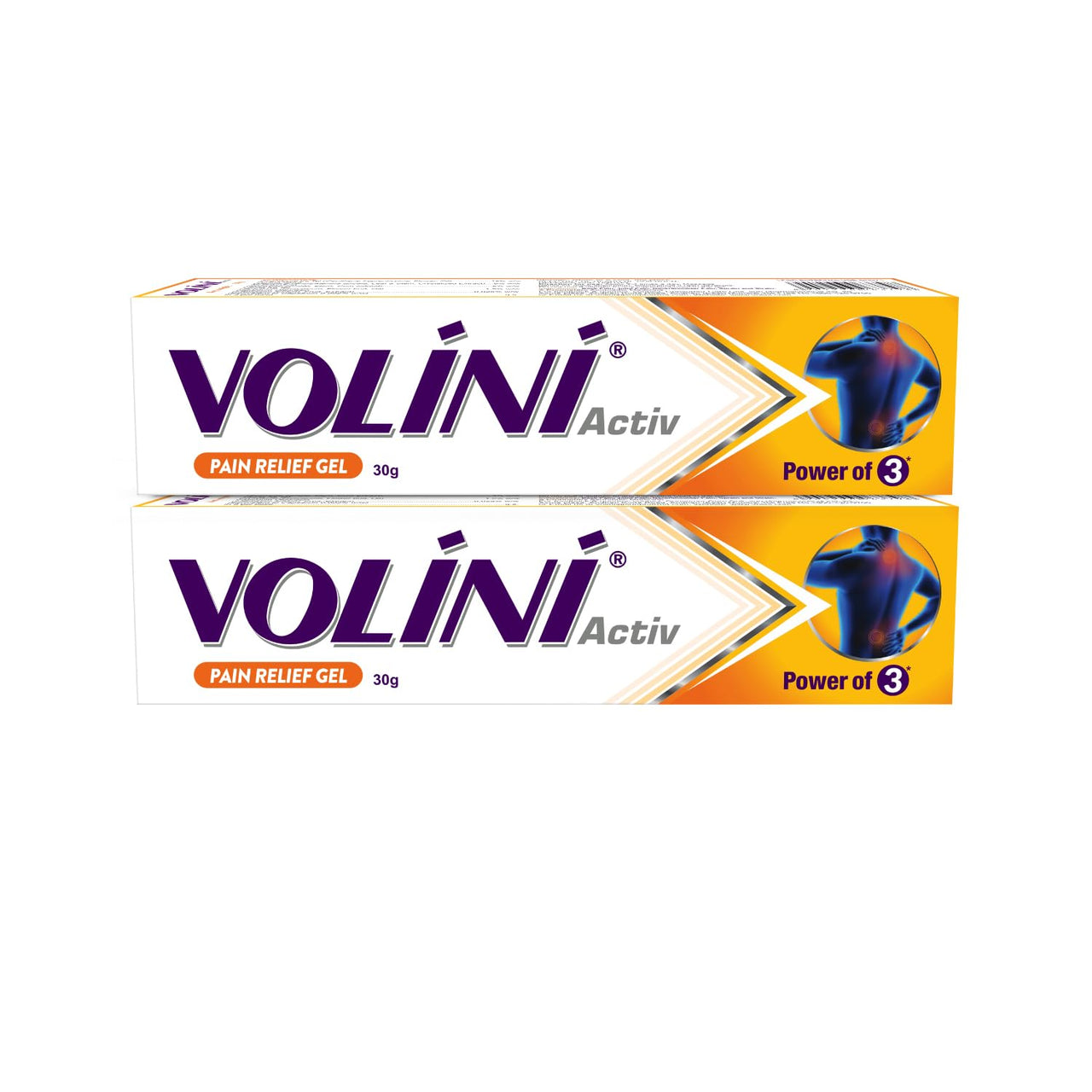Volini Activ Pain Relief Gel (30 g) x Pack of 2