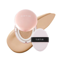 TIRTIR Mask All-Cover Cushion Foundation, Full coverage, Skin fit, Satin Glow Finish, Korean Cushion Foundation #23N SAND, 4.5g