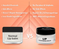 Urbangabru Lip Balm For Lightening & Brightening Dark Lips With Shea Butter, Beeswax & Vitamin-E (Lip Balm) 20g - Pink