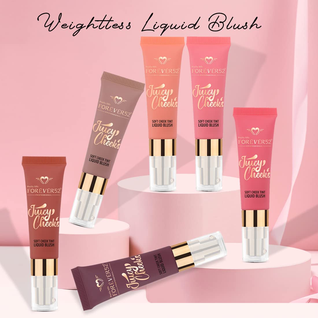 Daily Life Forever52 SOFT CHEEK TINT LIQUID BLUSH,Long Lasting With Lightweight formula For Perfect Face Makeup JCB002
