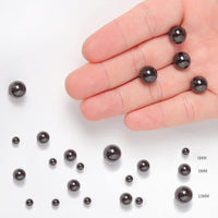 45pcs 8mm Natural Stone Beads Red Garnet Beads Energy Crystal Healing Power Gemstone for Jewelry Making, DIY Bracelet Necklace