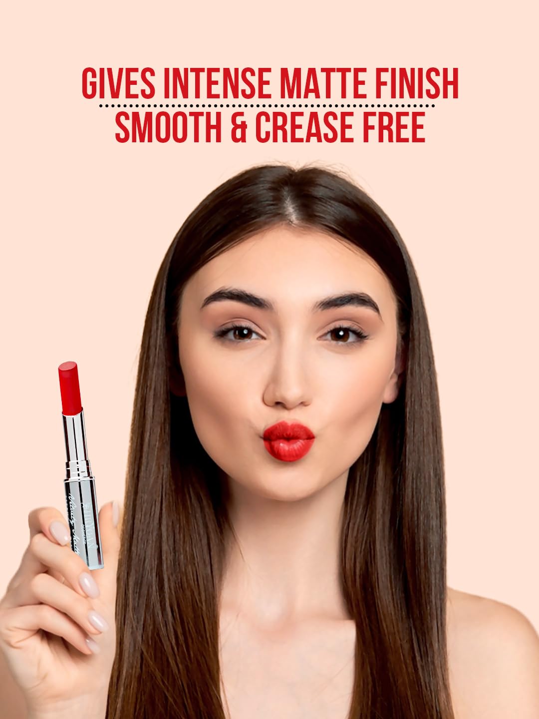 Shryoan Long Lasting Velvete Matte Lipstick with Highlighter Palette Makeup Combo For Girls & Women