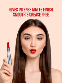 Shryoan Long Lasting Velvete Matte Lipstick with Highlighter Palette Makeup Combo For Girls & Women