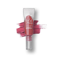 Hilary Rhoda Touch Of Mousse Lipstick | Matte Finish & Long Lasting | Infused with Vitamin E | Weightless & Liquid Lipstick with Mousse Finish | Smudge & Water Proof | Vegan - 5ml (Little Peachy - Shade 02)