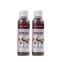 Bella Vita Organic Exfoliate Coffee Scrub For Face & Body, Blackhead Remover, De Tan Removal Ayurveda, Dirt Removal From Neck, Knees, Elbows, Arms, Pack of 2 (75 gm Each)