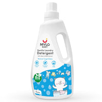 Mylo Baby Detergent Liquid For Clothes 1 Litre | Anti - Bacterial | No Harmful Chemicals, No Allergens & No Artificial Colours