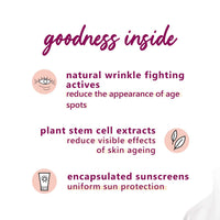 Plum Bright Years All Day Defence Cream SPF 45 PA+++| Sun Protection | For Ageing Skin | 100% Vegan, Cruelty Free | 50ml