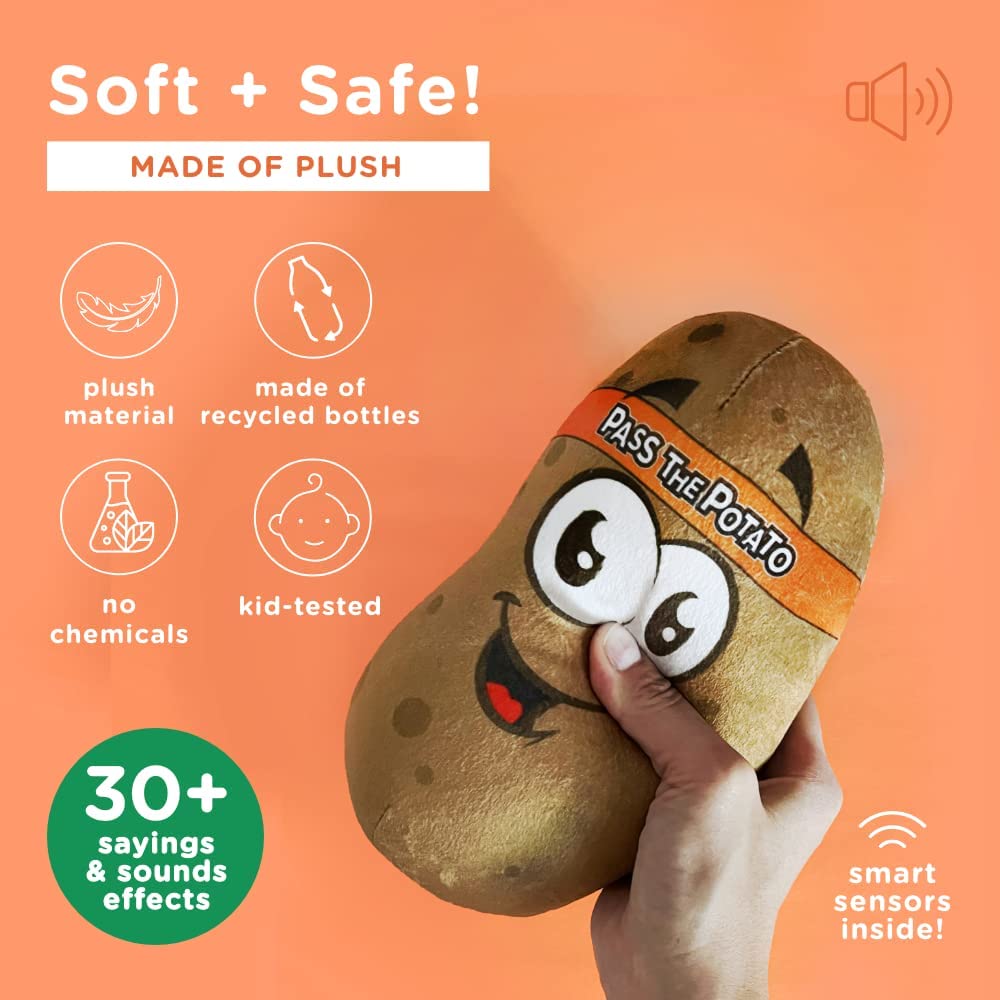 Move2Play Pass The Potato, Hilarious Talking Game For Kids, Family's , & Birthday Party's