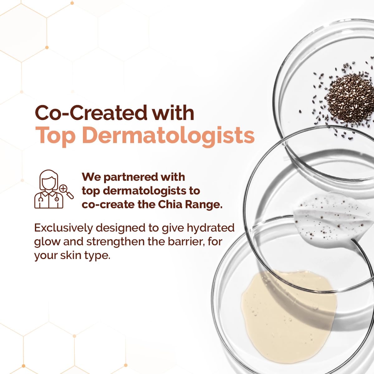 Mamaearth Chia Calming Face Cleanser with Chia Seed & Ceramides for Dry & Sensitive Skin - 180 ml | Gives Hydrated Glow | Co-created with Top Dermats | Non-foaming | Cleanses Gently | Healthy Skin Barrier