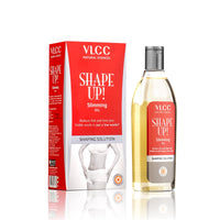 VLCC Shape Up Slimming Oil - 200ml | Fights Cellulite, and Reduces Flab | Firms Skin and Increases Skin Elasticity | With Cypress, Juniper Berry Fruit and Sweet Fennel Oil.
