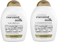OGX Nourishing Coconut Milk Shampoo + Conditioner 13 oz Combo Pack