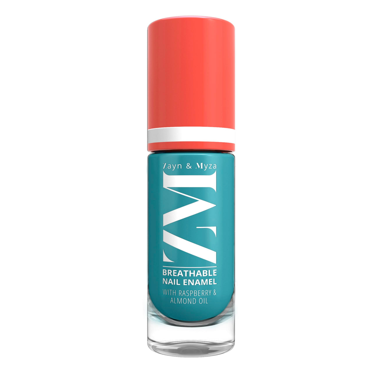 ZM Zayn & Myza Breathable Nail Enamel - Smurf Candy | Smooth Application | Quick-Drying I Longlasting I Chip-Defiant I Water Permeable | Glossy Finish | 100% Vegan, 6 ml