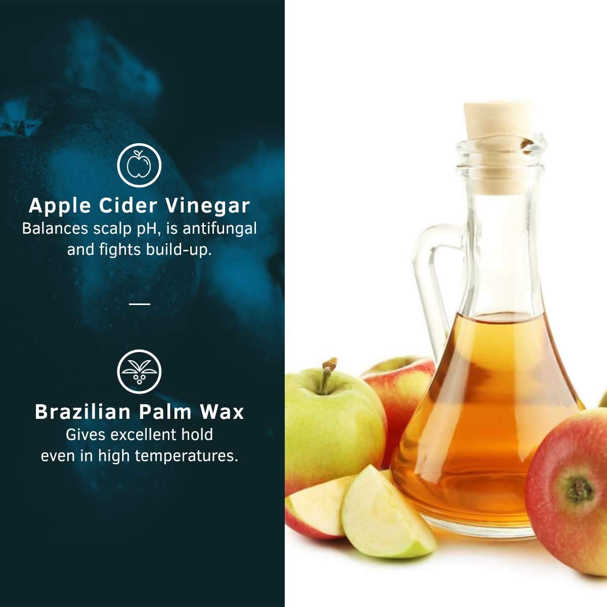 Ustraa Strong Hold Hair Wax For Men- Wet Look - 100g - Non-greasy wax, Easy-to-Wash, Strong Hold, Glossy & Shiny Finish, Wet Italian-look without harmful chemicals