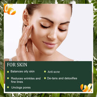 INDUS VALLEY Bio Organic Natural and Pure Rose Petals Powder with Orange Fruit Peel Powder for Skin Care - (100g +100g=200g) Combo