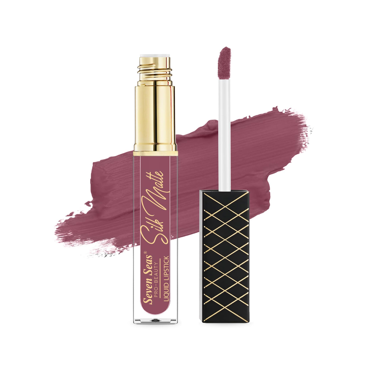 Seven Seas Silk Matte Liquid Lipstick | Long Lasting and Waterproof Liquid Lipstick for Women (Chestnut 1, 7ml)