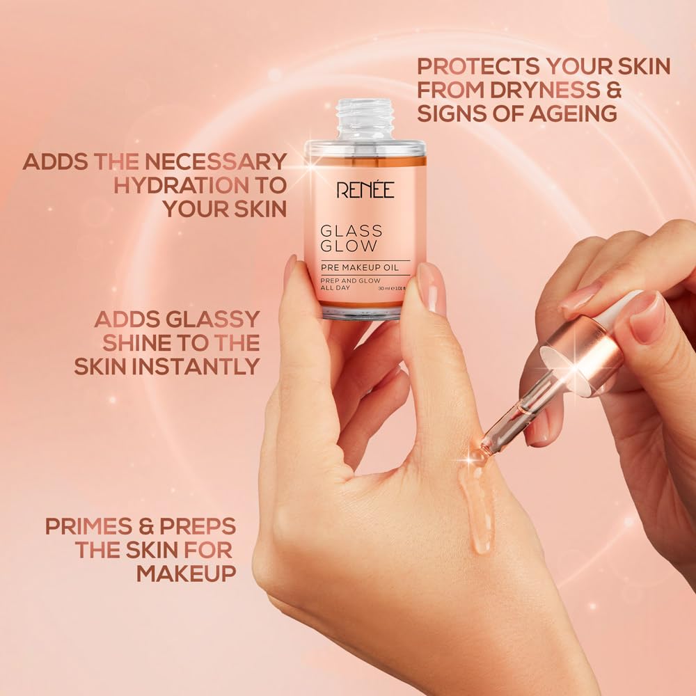 RENEE Glass Glow Pre Make-up Oil Primer (30ml)