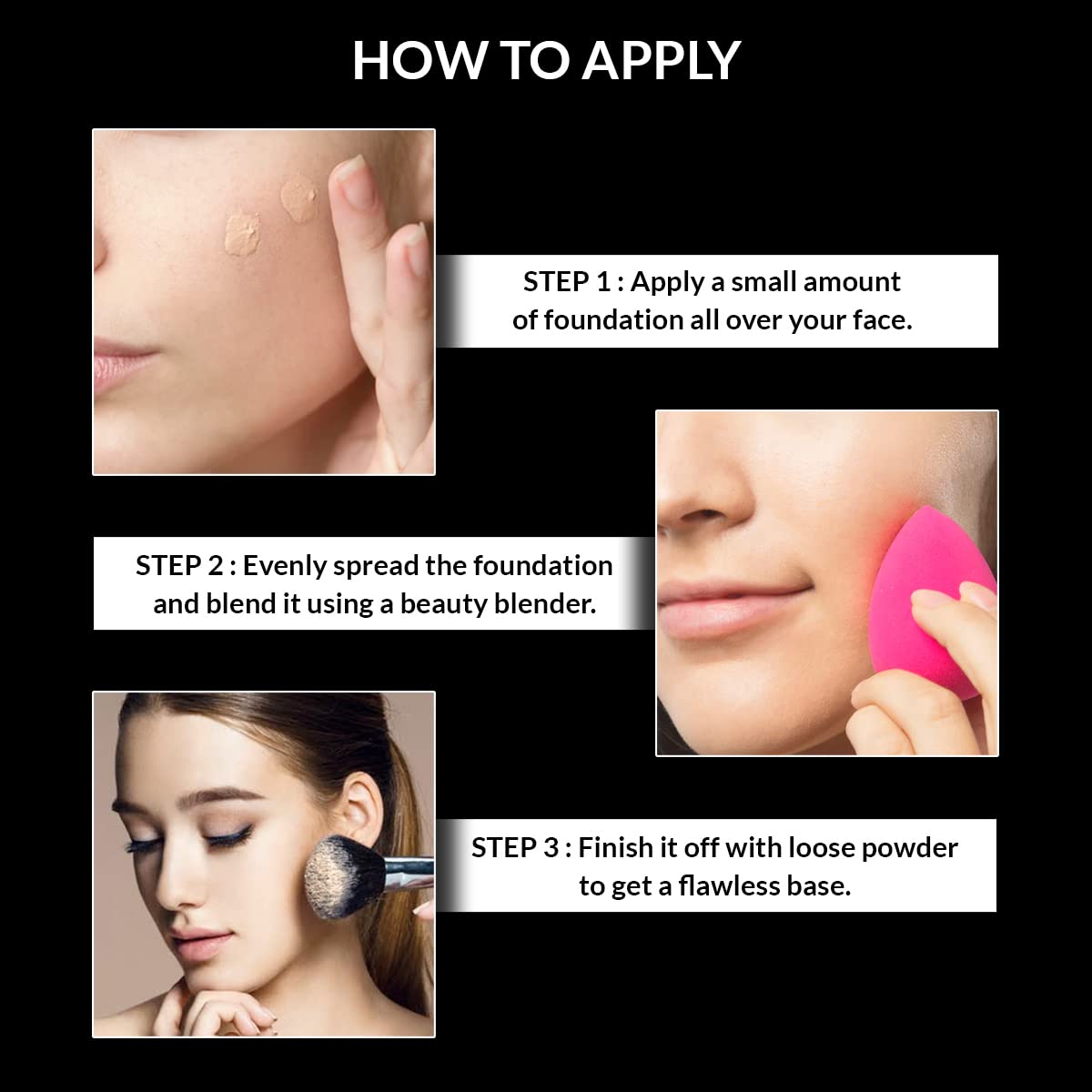 STARS COSMETICS Camouflage Foundation Mousse – Matte Finish, Full Coverage, Waterproof, Long-Lasting, Highly Pigmented, Professional Cream for All Skin Types – 9.5g (DFD)