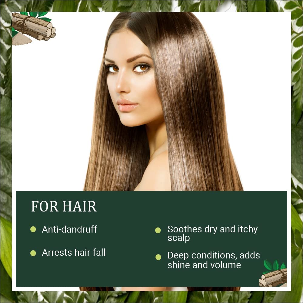 INDUS VALLEY 100% Natural Mulethi Powder | Yashimadhu | Liquorice | Glycyrrhiza glabra & Orange Peel Powder | Citrus aurantium - (100g *2=200 gm)