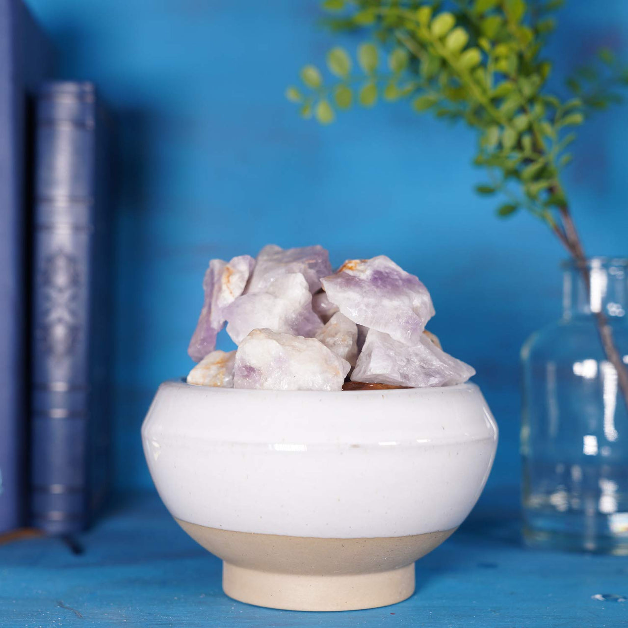 Crystal Allies 1 Pound Bulk Rough Amethyst Reiki Crystal Healing Stones Large 1" from Brazil Brazil Amethyst 1 LB