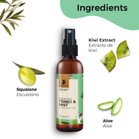 Pilgrim Squalane Daily Glow Skin Care Kit | Foaming Face Wash with Brush,120ml | Toner & Mist,100ml | Glow Moisturizer,50gm | Glow Sleeping Mask, 50gm | Facial Kit for Men & Women | FREE Jute Bag