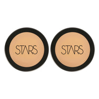 Stars Cosmetics Makeup Foundation Cream Face Professional Light Weight Matte Finish Waterproof blends seamlessly Long Lasting Full Coverage All Skin Types For Girls & Womens FS29 (Pack of 2 8g Each)