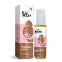 Just Herbs Ayurvedic Pomegrante Alcohol Free Facial Toner & Just Herbs Under Arm Roll On for Women Floral Fiesta Long Lasting and Refreshing Women Deodorant - 50 ml Combo