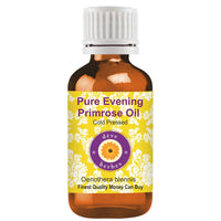 Deve Herbes Pure Evening Primrose Oil (Oenothera biennis) | Cold Pressed | Natural | Undiluted | For Diluting Essential Oils | For Skin & Massage | Men & Women | 15ml