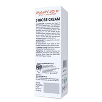 Mary Jo K Professional Strobe Cream, Hydrating Luminous Moisturiser, Makeup Primer