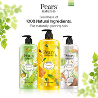 Pears Naturale Brightening Pomegranate Bodywash With Glycerine, Paraben Free, Soap Free, Eco Friendly, Dermatologically Tested, 750 ml (Pack of 2)