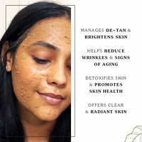 O4U - Mysore Sandalwood Powder And Sandalwood Water for- De Tan, Glowing Skin, Oil Control, Fades Acne Scars - 150gm