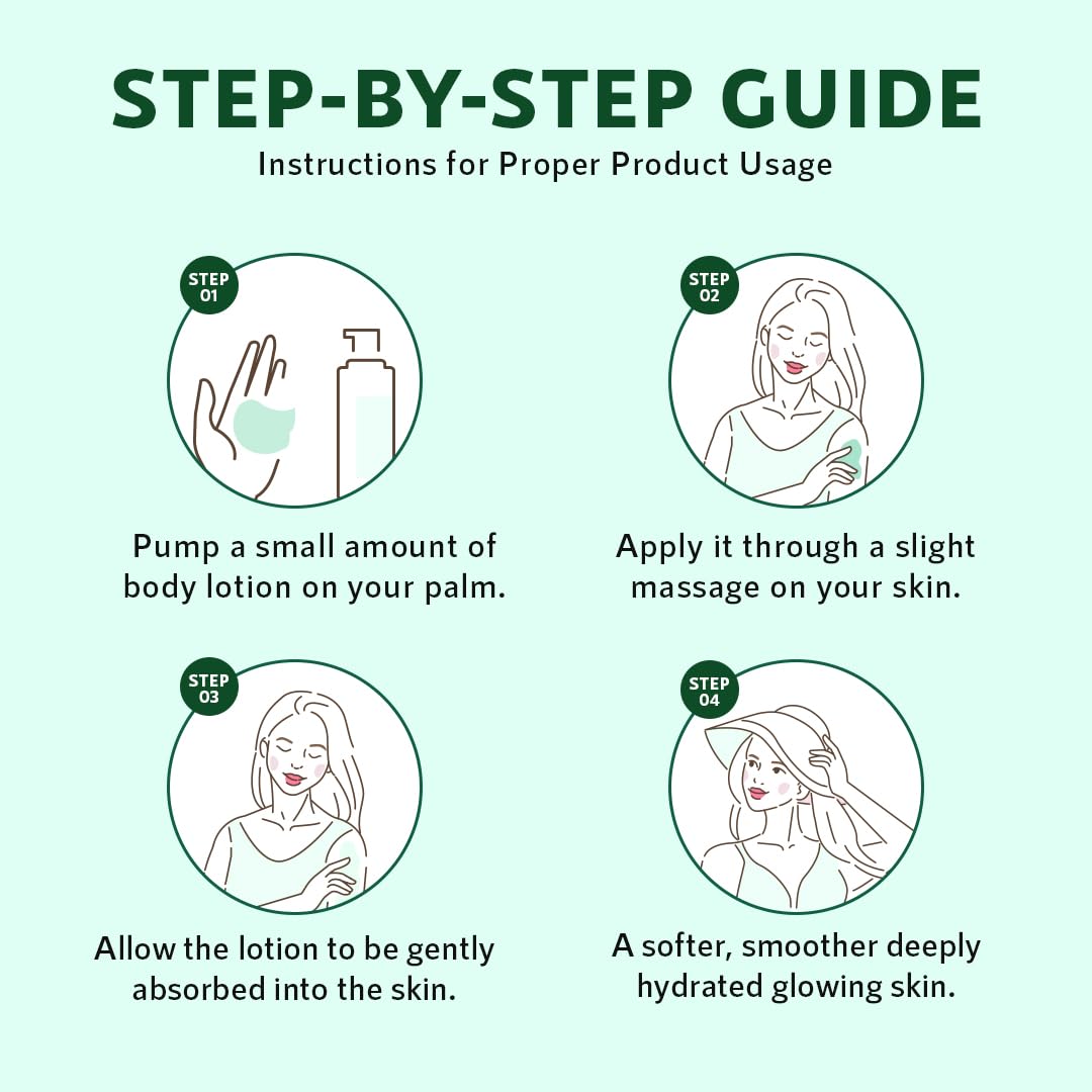 Orgatre Body Lotion | Avocado & Shea Butter with SPF 15 PA | Moisturizer for Dry Skin | Brightening & Sun Protection Body Cream 150 ml