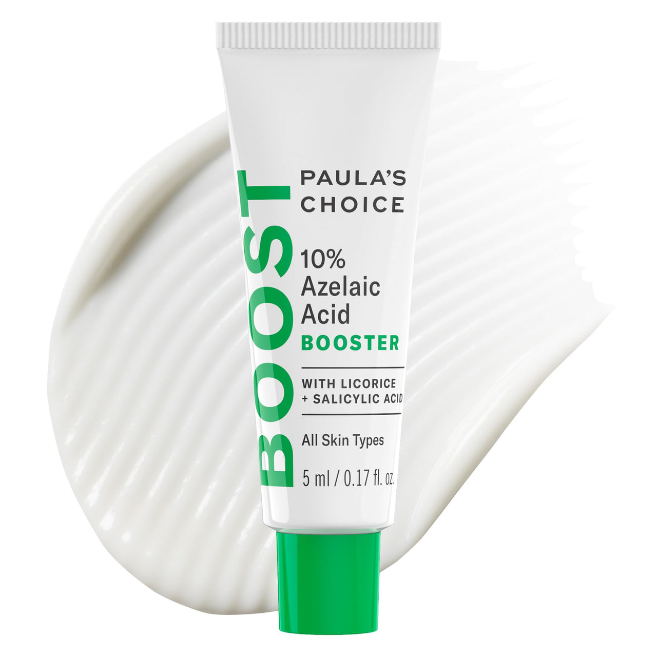 Paula's Choice BOOST 10% Azelaic Acid Booster Cream Gel Face Serum with Salicylic Acid, Oil-Free Skin Brightening Serum for Face, Fragrance-Free - 5 ml