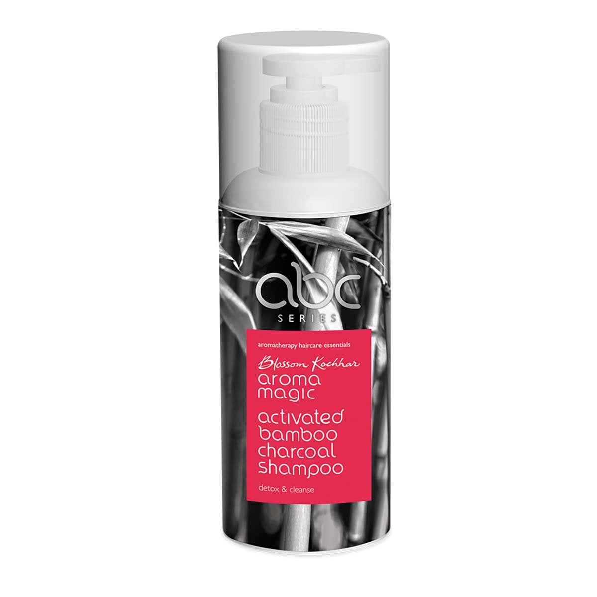 Aroma Magic Activated Bamboo Charcoal Shampoo | Cleanses, Detoxify, hydrates, & control frizz |with Lavender & Patchouli Essential Oil| All Hair Type| -200ml