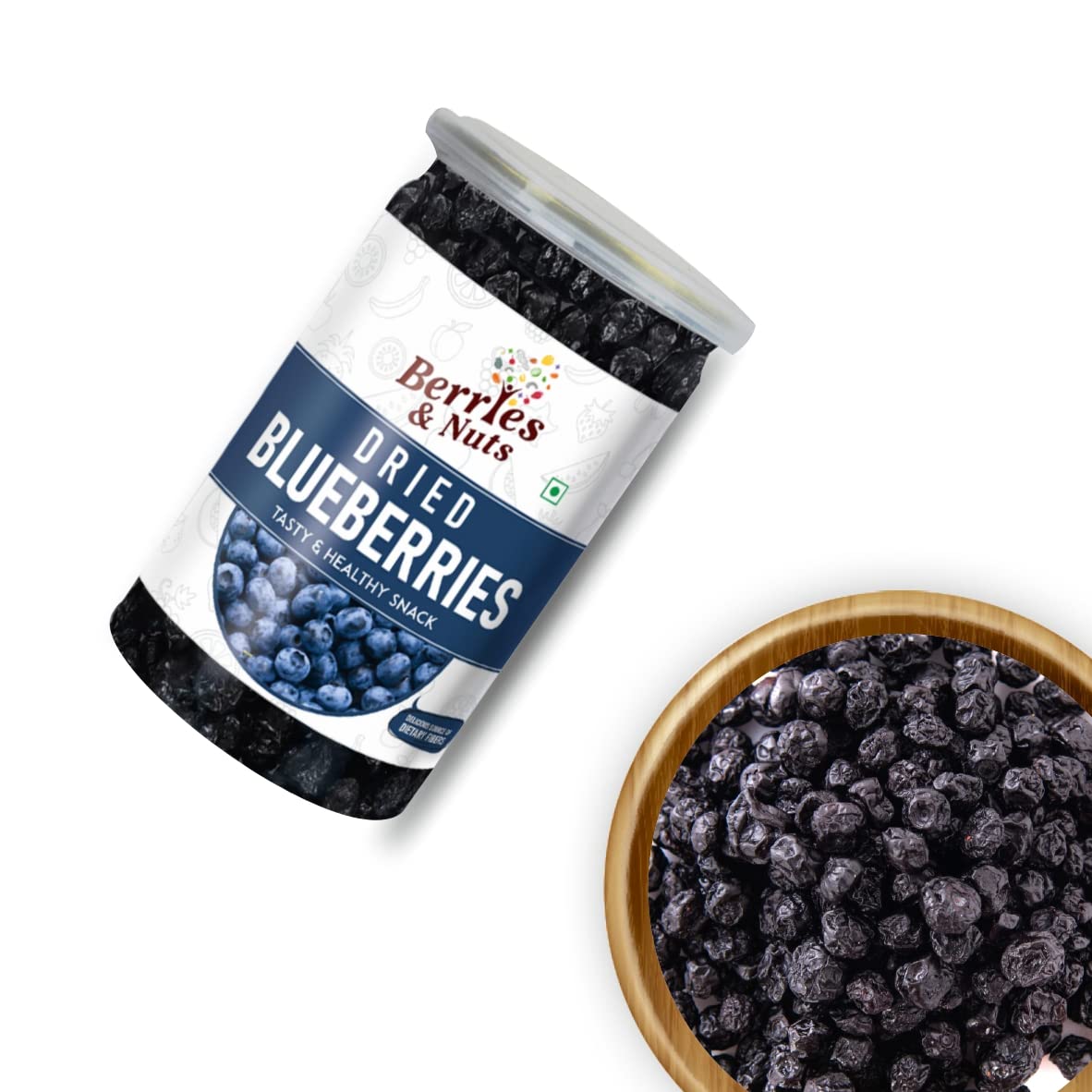 Berries And Nuts Dried Cranberry, Blueberry & Gojiberry Combo | Cranberries 200 Grams, Blueberry 200 Grams & Gojiberry 160 Grams