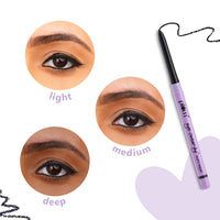 Plum Eye-Swear-By Kohl Kajal | Deep Black Kajal Pencil | Matte Finish | Smudge Proof & Waterproof | Makeup 0.35g (Pack of 2)