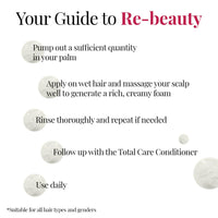 iCosmetiques Sulphate Free Shampoo |Reduces Hair Fall & Frizz |Keratin, Proline, B5 |Strengthens Roots | Silicone and Paraben Free |Unisex Total Care Formula |250ml