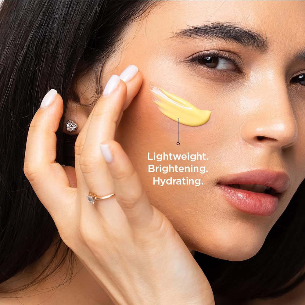 Streax Bright & Shine Serum Infused Face Cream Gel, 50 gm with 6% Vitamin C & Glycolic Acid