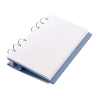 Filofax Clipbook, Classic Refillable Notebook, Vista Blue Personal (6.75 x 3.75