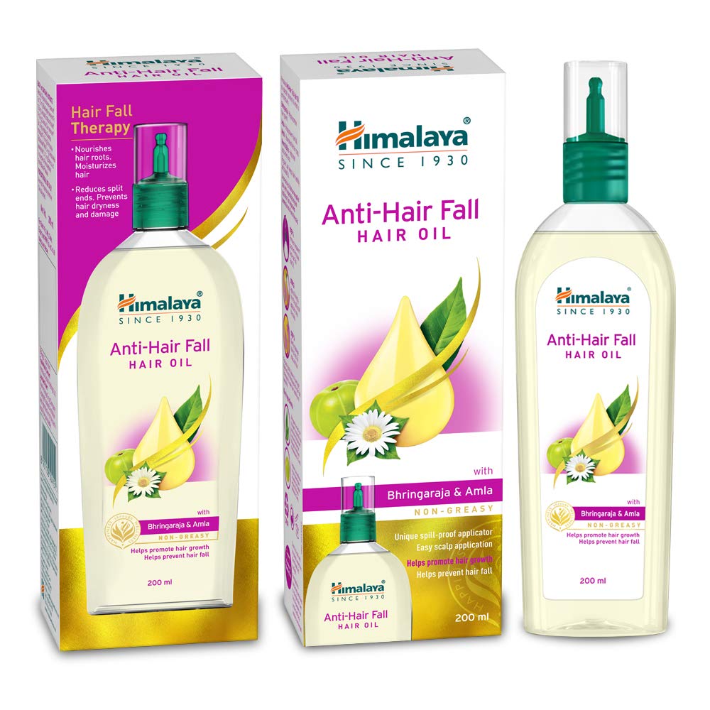 Himalaya Baby Hair Oil 200 ml and Himalaya Herbals Anti Hair Fall Hair Oil, 200ml