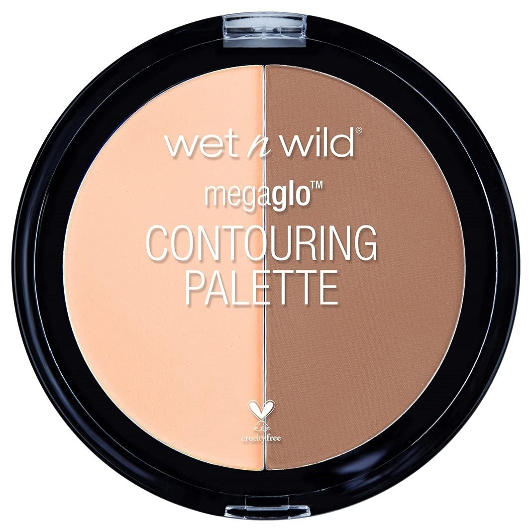 Wet n Wild Megaglo Contouring Palette (Contour), Dulce De Leche, Contouring Powder Face Kit | Flawlessly Sculpted Face Paraben & Cruelty-12.5g