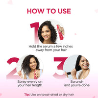 BBLUNT Curl Defining Hydra-Mist Serum with Jojoba Oil and Coconut Water for Hydrated & Nourished Curls - 150 ml | Hydrates & Nourishes Hair | Smoothens Hair | Tames Frizz