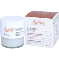 Avène Hyaluron Activ B3 Multi-Intensive Night Cream 40 ml – Retinal + Niacinamide + Hyaluronic Acid Night Repair Cream for Firmer, Smoother & Younger-Looking Skin