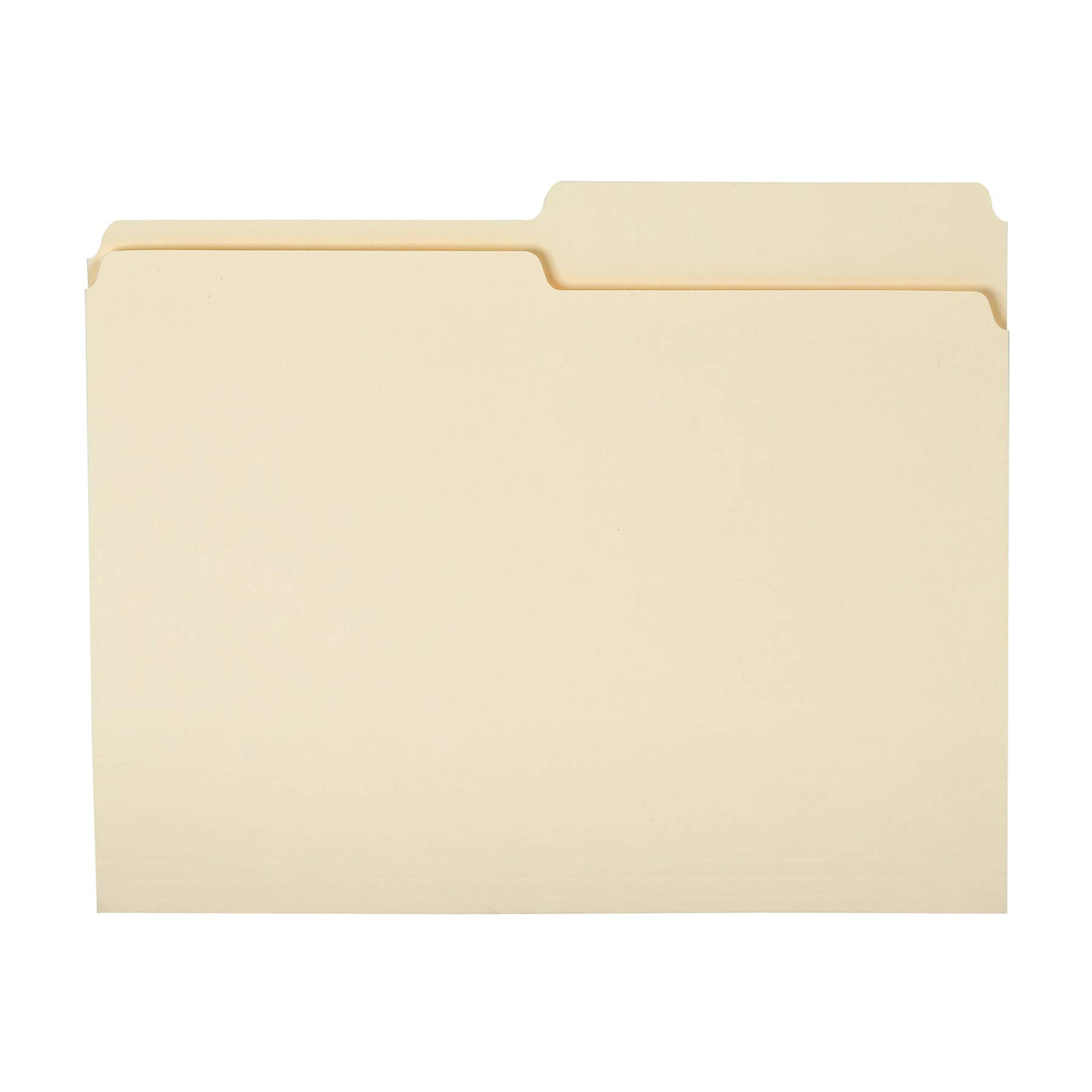 Basics File Folders, 1/2 Tab, 36-Pack, Letter (8.5" x 11"), Manila