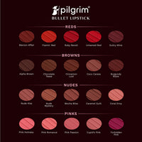 Pilgrim Matte Bullet Lipstick Intense Colour Transferproof & Smudgeproof Nude Kiss -31
