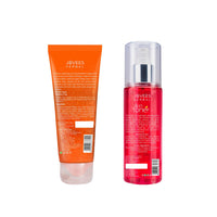 Jovees Herbal Papaya Face Wash For Brightening and Glowing Skin Removes Pigmentation And Dark Spots 120ml And Rose Skin Toner | For Youthful Skin, Tightens Pores, Healthy Glow 200ml