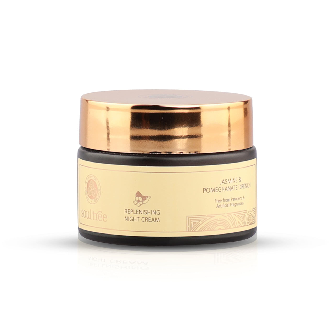 SoulTree Replenishing Night Cream - Jasmine & Pomegranate Drench - 25gm