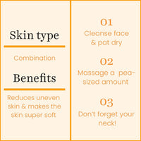 O3+ Vitamin C & Turmeric Glow Gel Cream for Women & Men Turmeric + Rosemary (50gm)